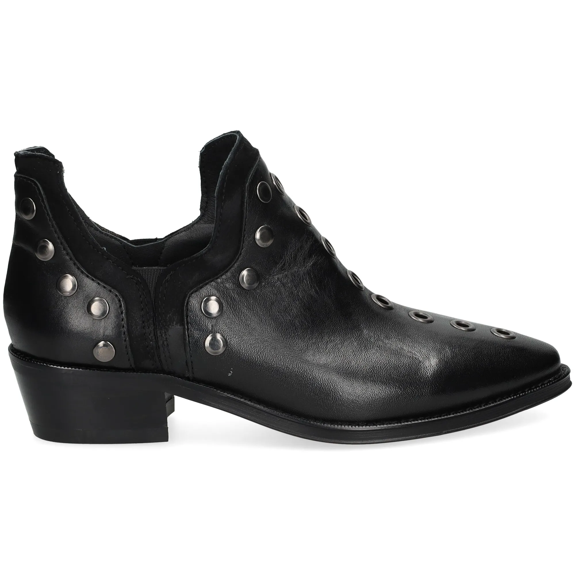 ALPE Botines planos de Mujer 05-NEGRO