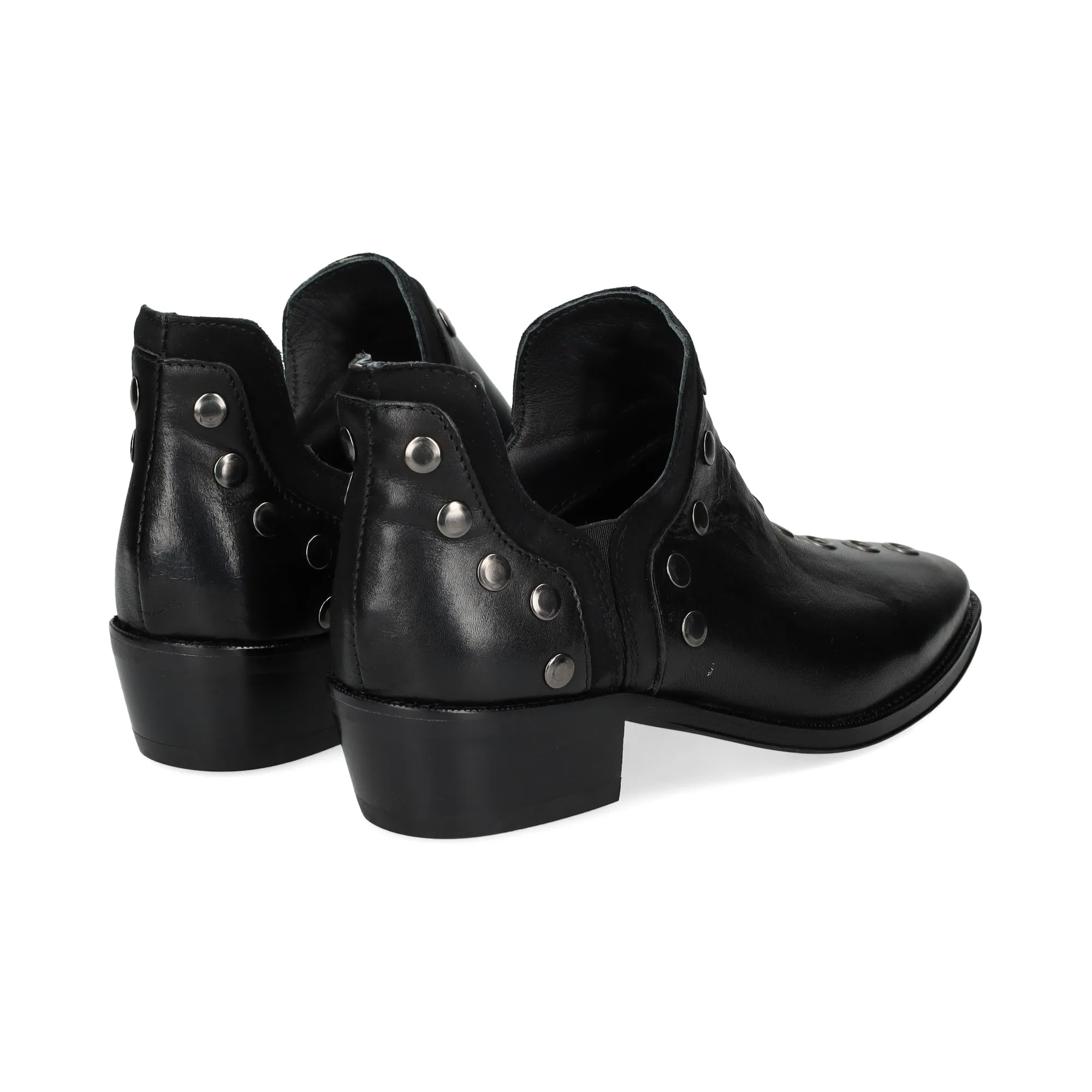 ALPE Botines planos de Mujer 05-NEGRO