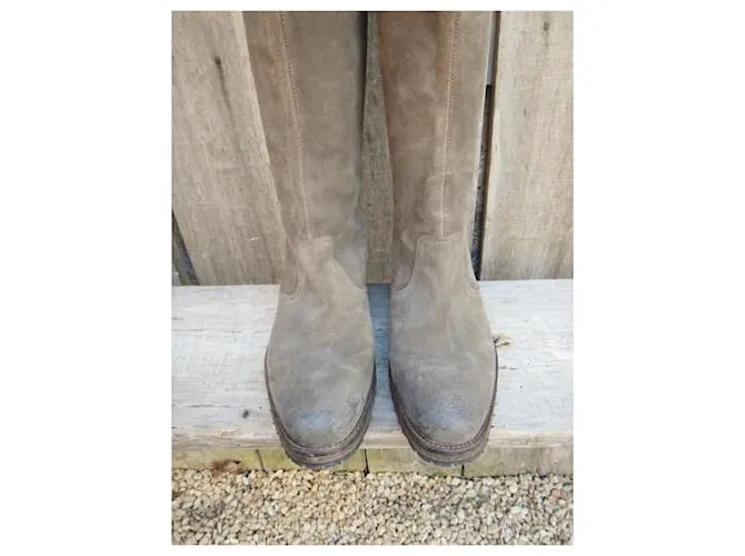 Atelier Voisin botas altas Ateleir Voisin p 38 Gris pardo 