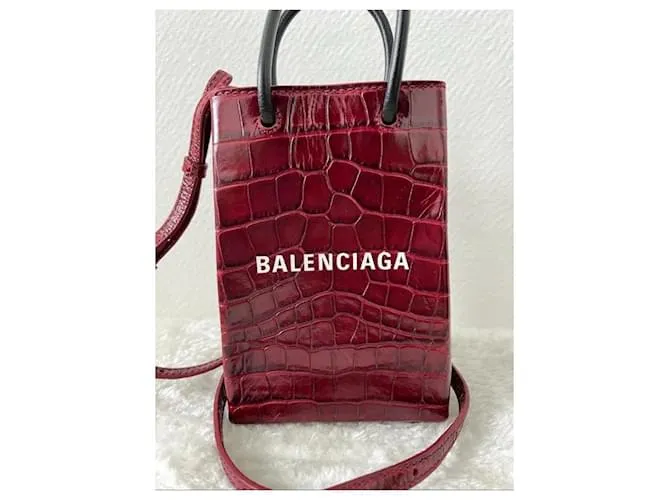 Balenciaga Bolsos de mano Burdeos 