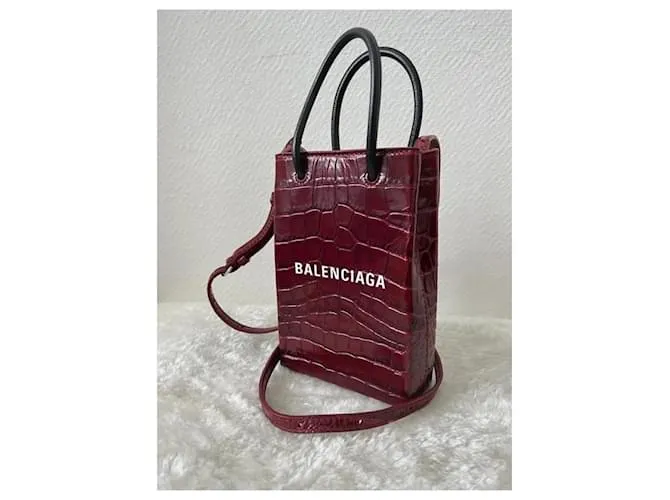 Balenciaga Bolsos de mano Burdeos 