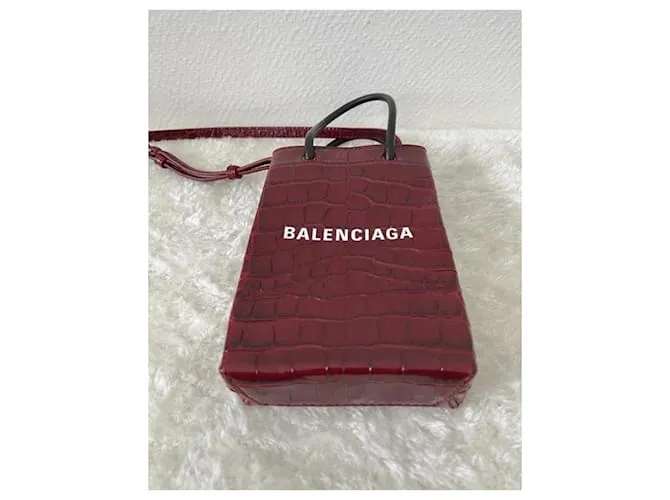 Balenciaga Bolsos de mano Burdeos 