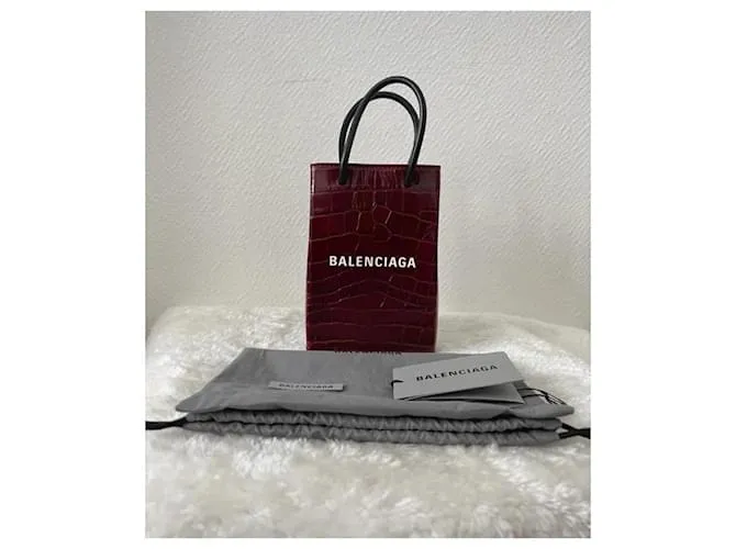 Balenciaga Bolsos de mano Burdeos 