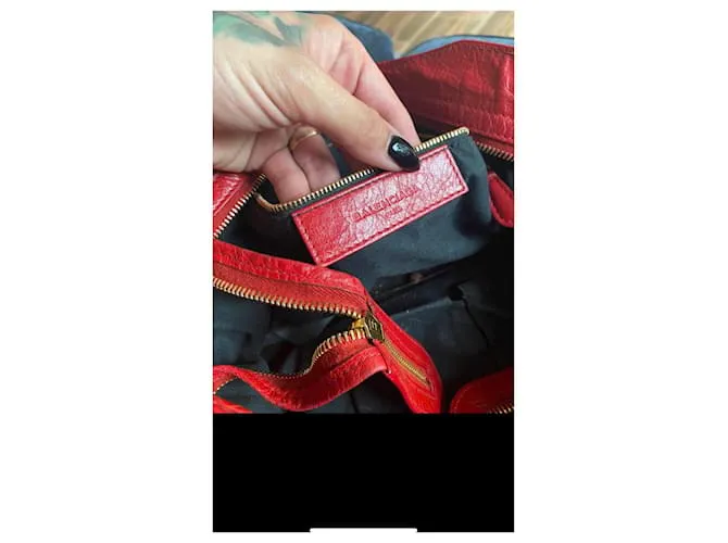 Balenciaga Bolsos de mano Roja 