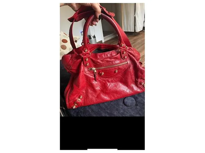 Balenciaga Bolsos de mano Roja 