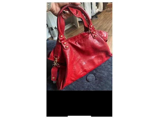 Balenciaga Bolsos de mano Roja 