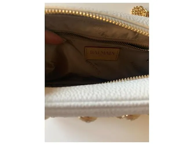 Balmain Bolsos de mano Blanco 