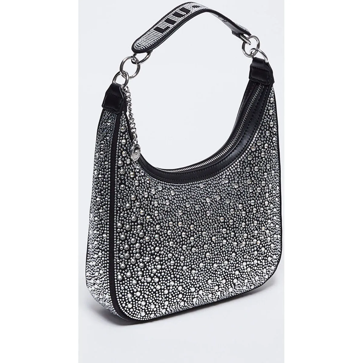 Bolso de hombro con strass