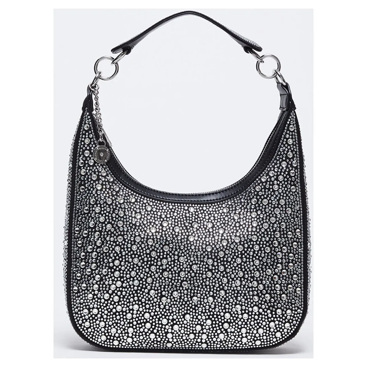 Bolso de hombro con strass