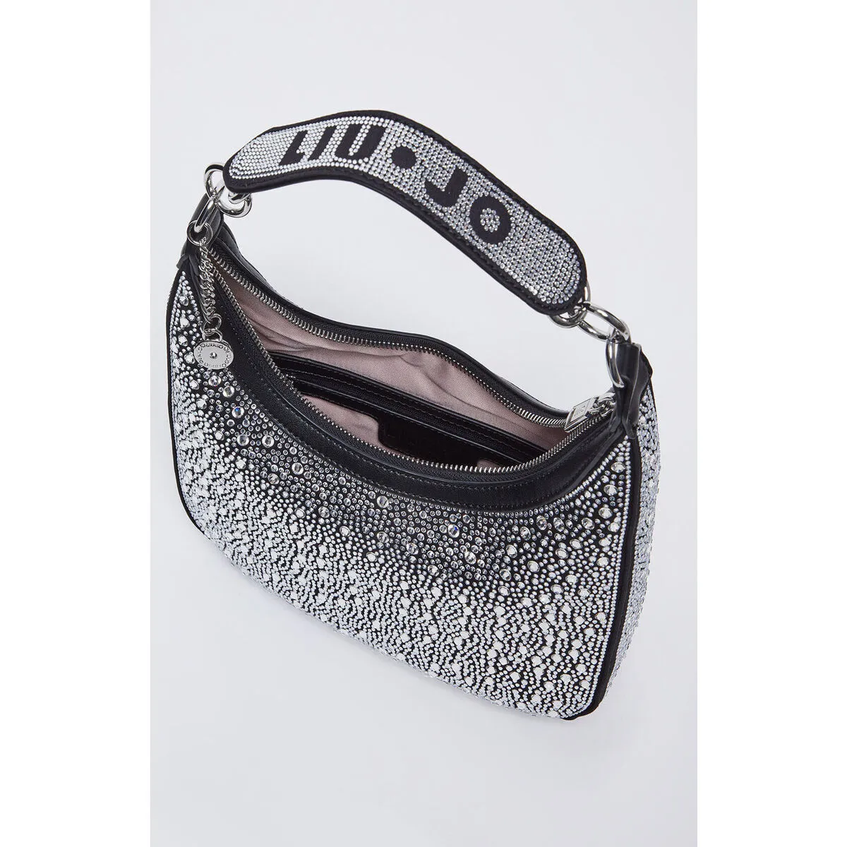 Bolso de hombro con strass