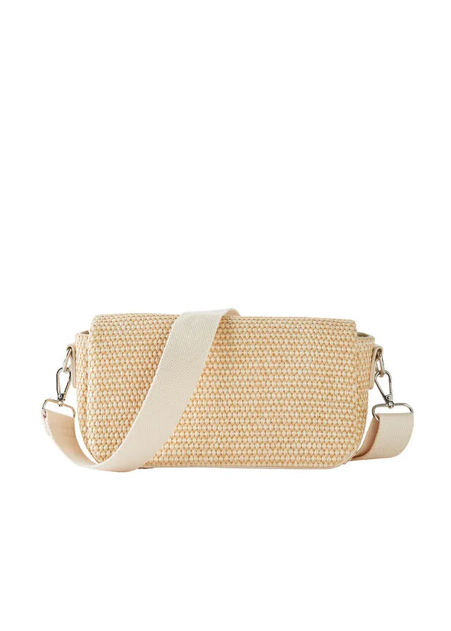 Bolso de hombro Crema