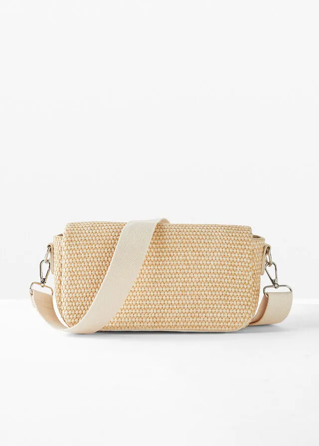 Bolso de hombro Crema