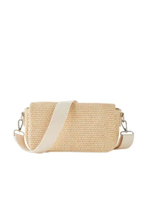 Bolso de hombro Crema