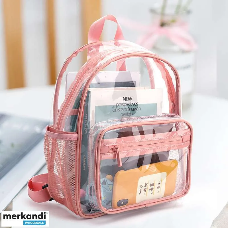 Bolso de hombro de PVC transparente / bolsa de caramelo / bolsa de playa / mochilas para niños