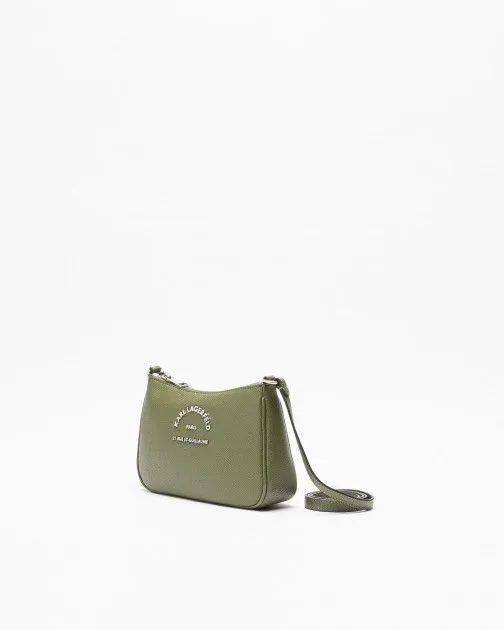 Bolso de hombro Karl Lagerfeld RSG Metal SM Zip CB Verde