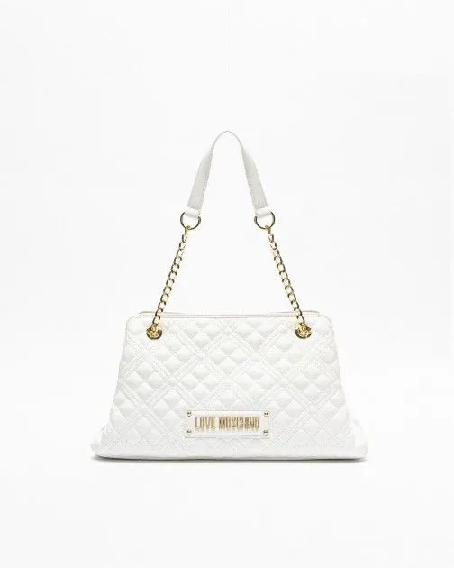 Bolso de hombro Love Moschino JC4013PP1G Blanco