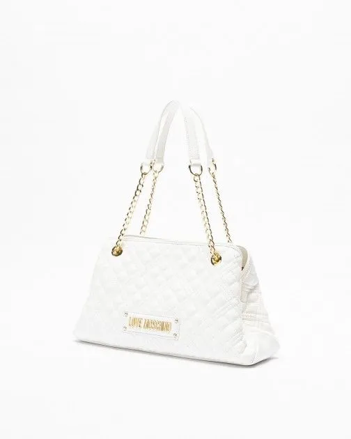 Bolso de hombro Love Moschino JC4013PP1G Blanco