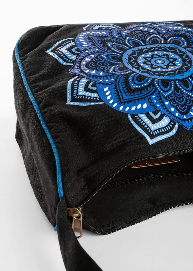 Bolso de hombro Negro-azul real