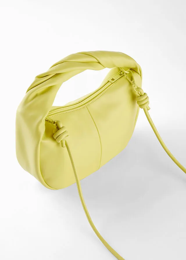 Bolso de mano Amarillo suave