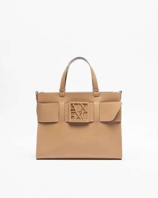 Bolso de mano Armani Exchange 942689 0A874 Camel