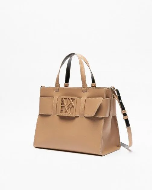 Bolso de mano Armani Exchange 942689 0A874 Camel