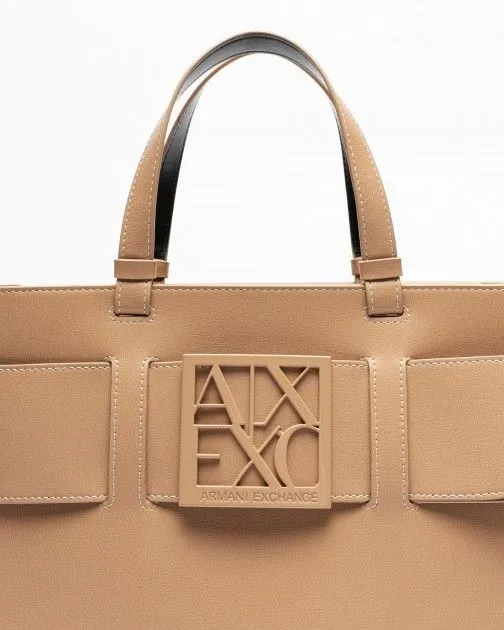 Bolso de mano Armani Exchange 942689 0A874 Camel