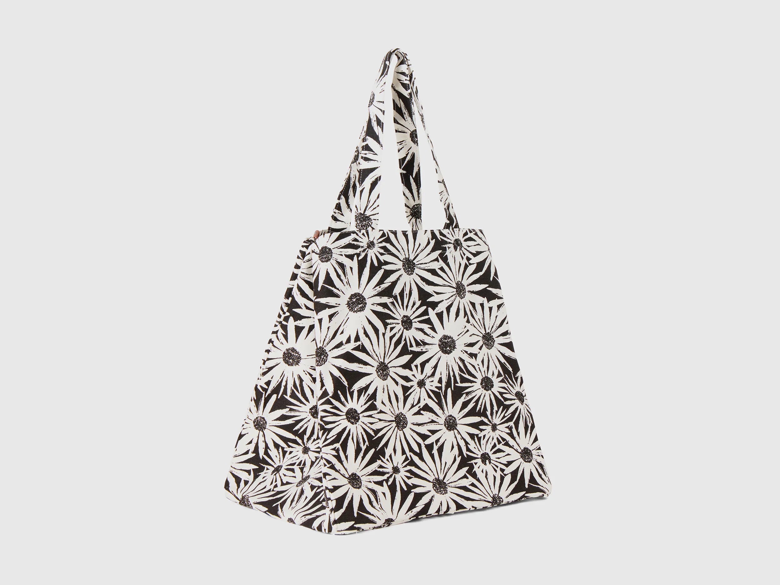 Bolso shopper de flores