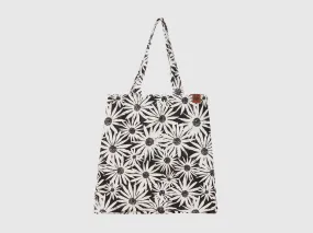 Bolso shopper de flores