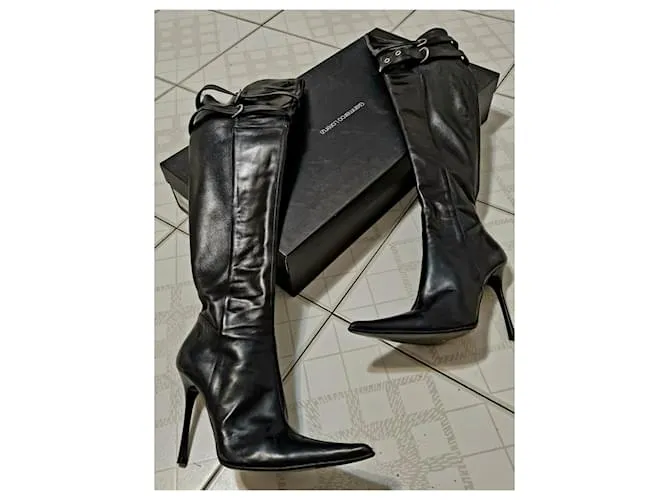 Botas altas Gianmarco Lorenzi Negro 