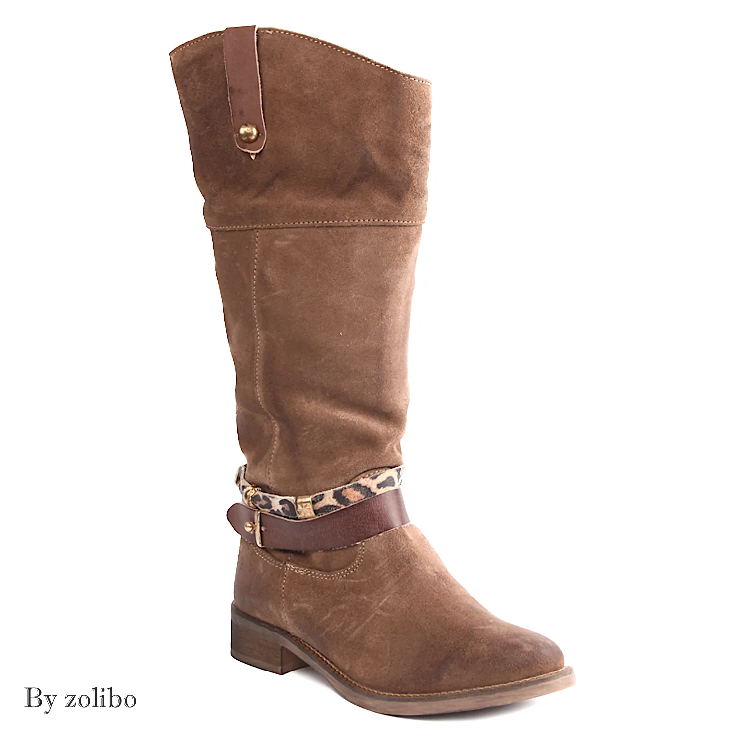 Botas altas mujer marron Broder's