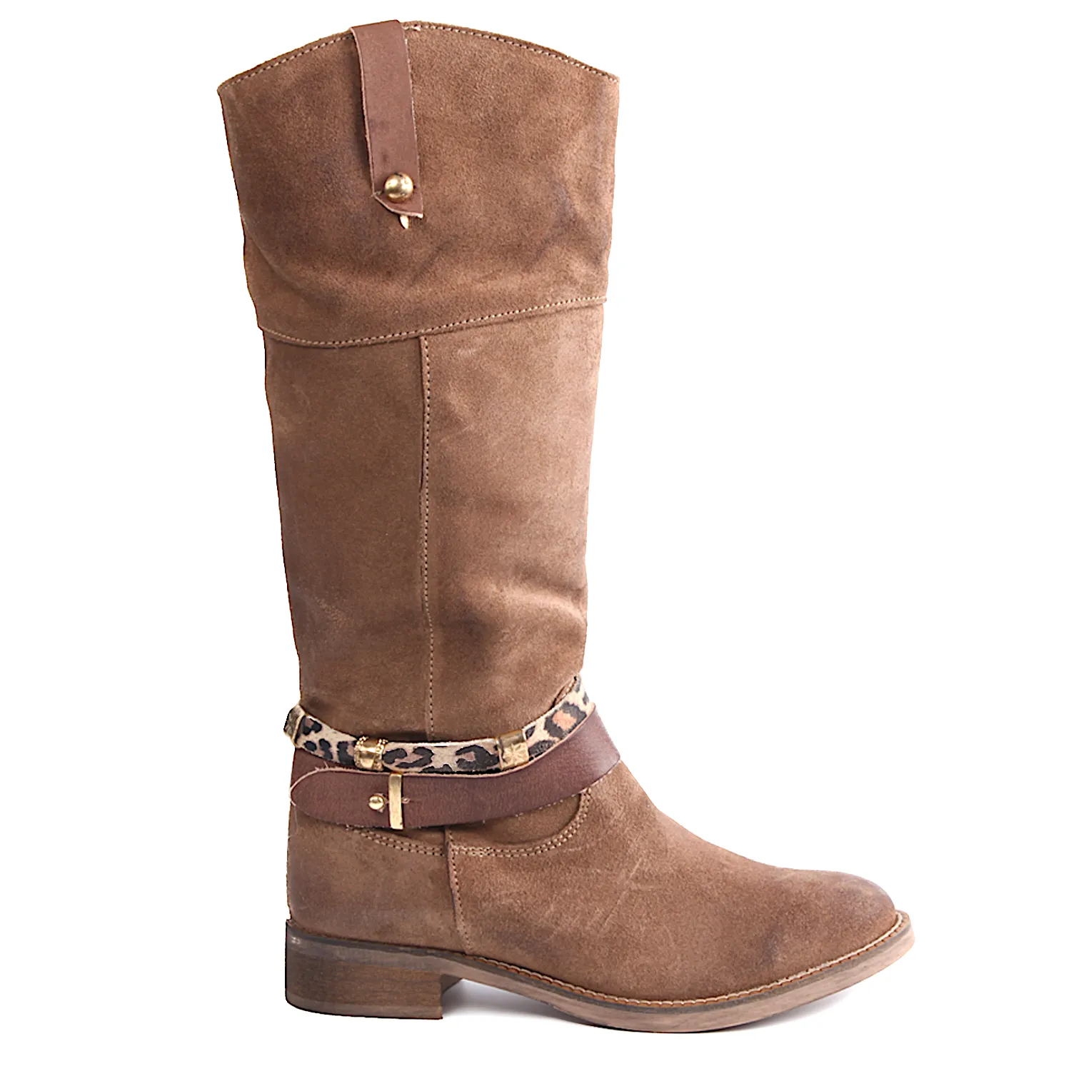 Botas altas mujer marron Broder's