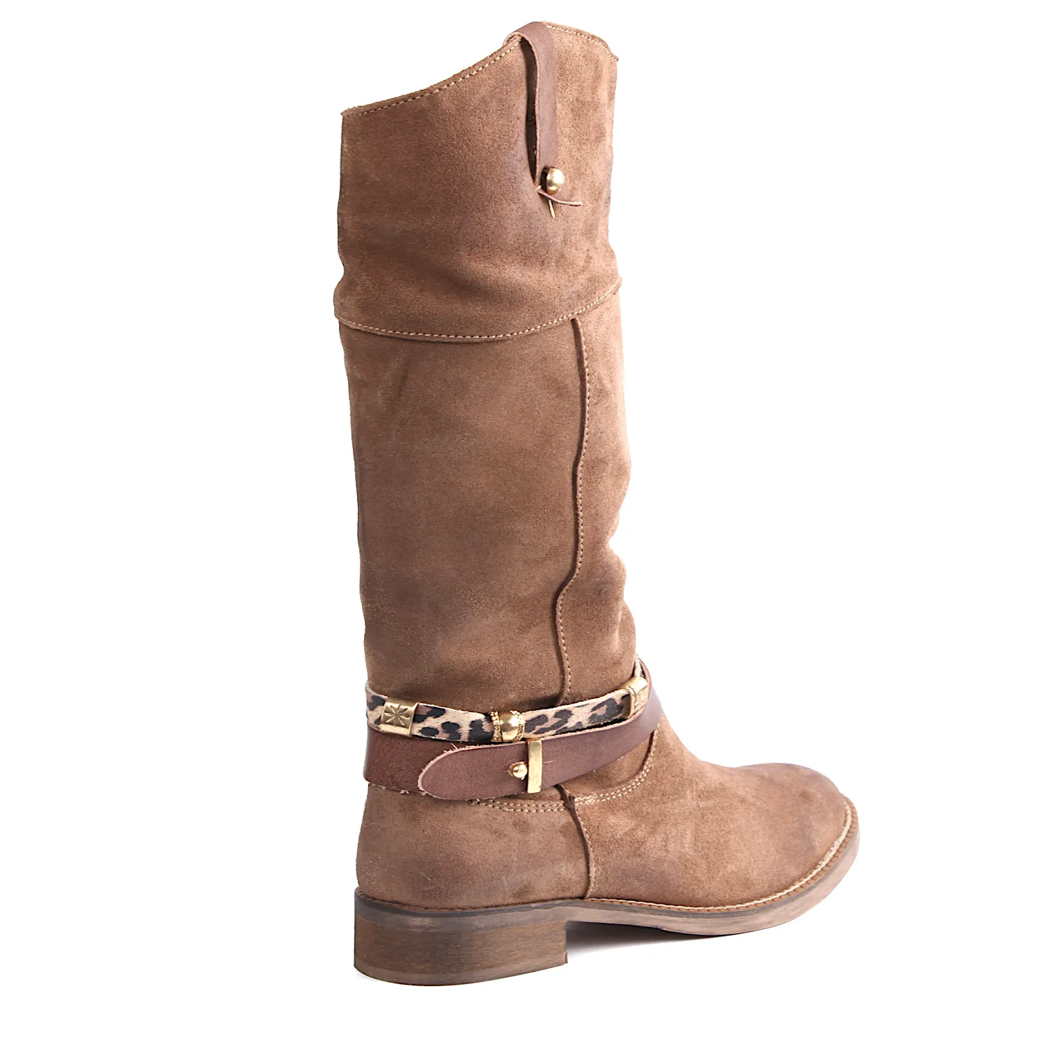 Botas altas mujer marron Broder's