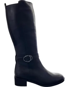 Botas OTRAS MARCAS  de Mujer BOTAS ALTAS PIEL 30S TREINTAS L-1102 NEGRO  VARIOS COLORES