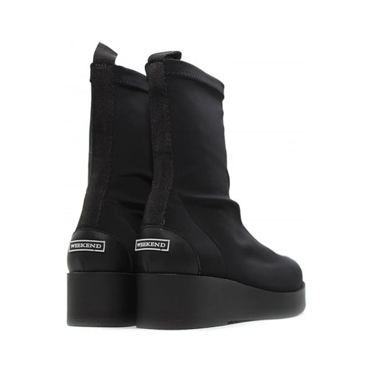 BOTINES CASUAL MUJER 23350 NEGRO