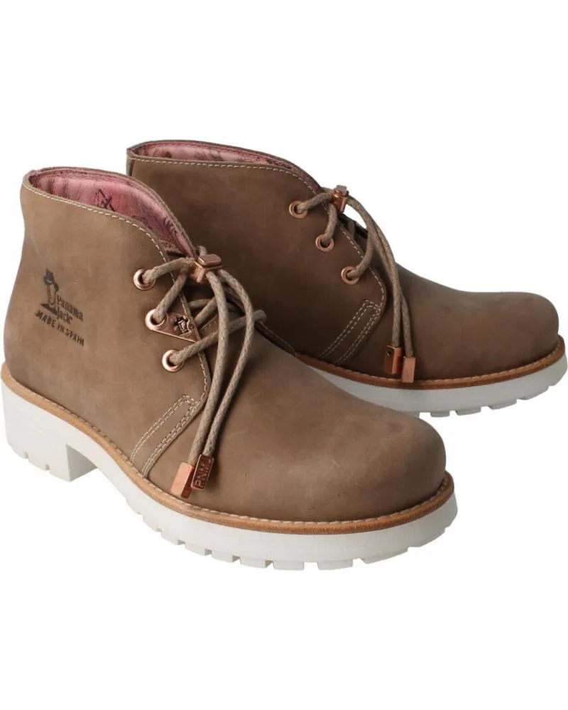 Botines de Mujer PANAMA JACK BOTIN PIEL TAUPE