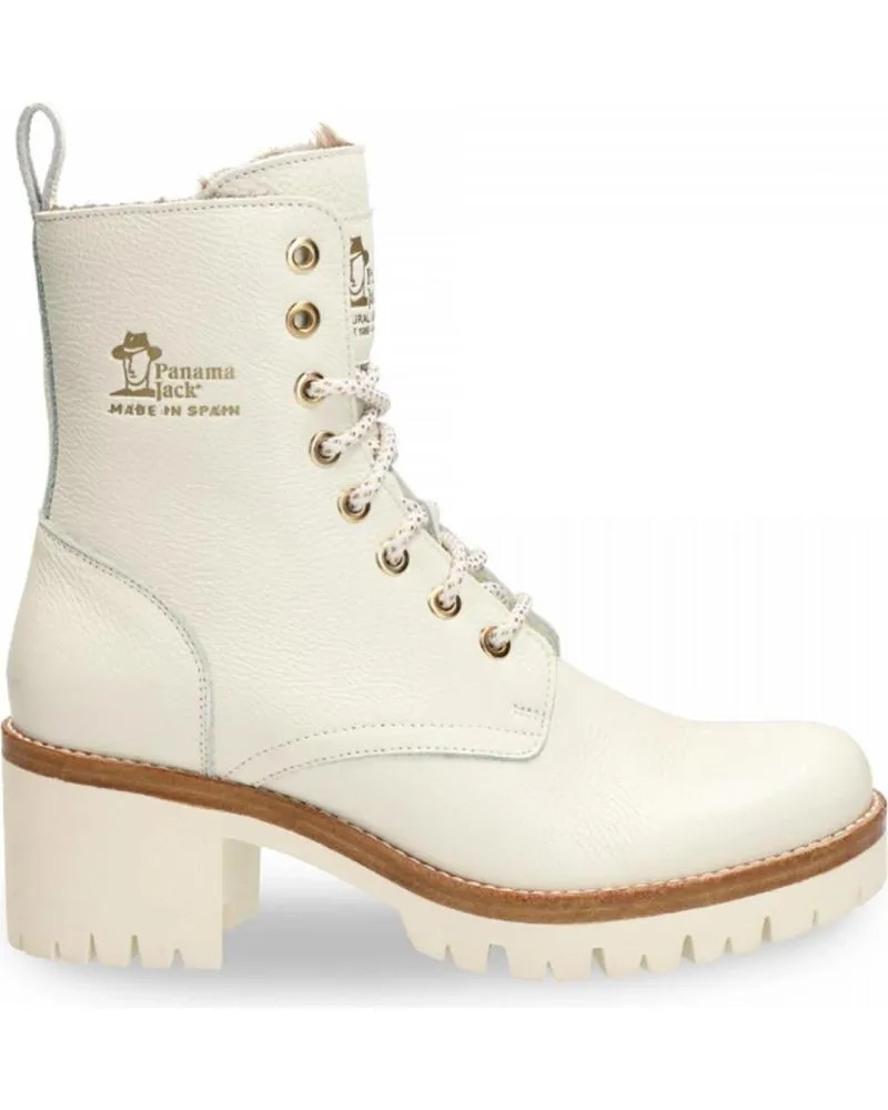 Botines de Mujer PANAMA JACK PADMA B6 BLANCA BLANCO