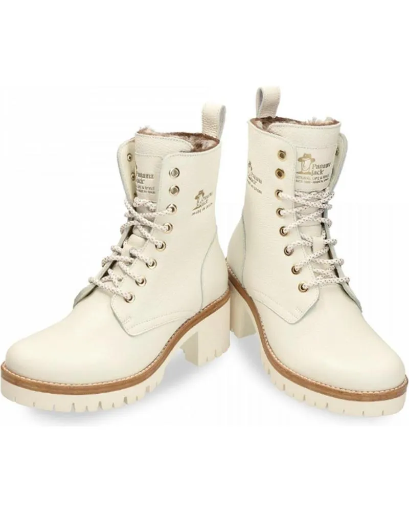 Botines de Mujer PANAMA JACK PADMA B6 BLANCA BLANCO