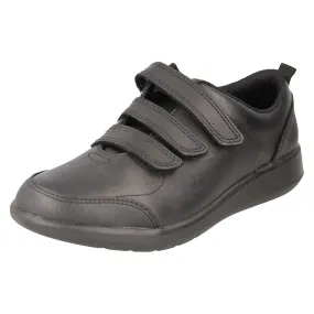 Boys Clarks Formal/Zapatos Escolares Scape Sky