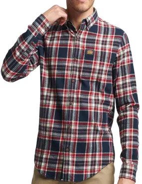 Camisa Superdry cuadros grandes de invierno