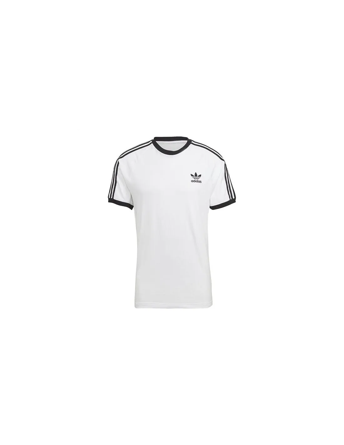 Camiseta adidas 3 Bandas Hombre Blanco