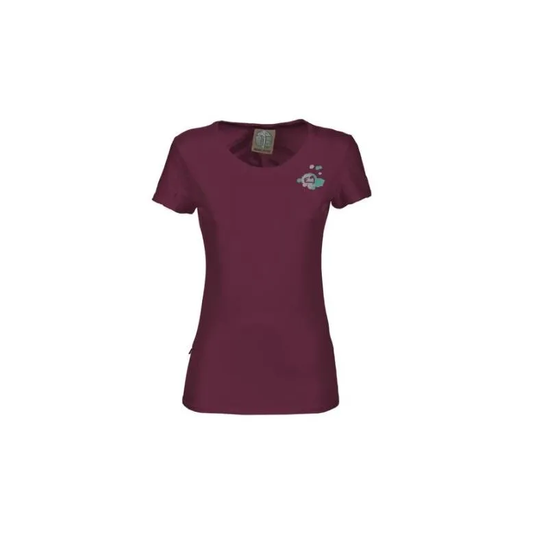 Camiseta de mujer E9 N Drops (magenta)