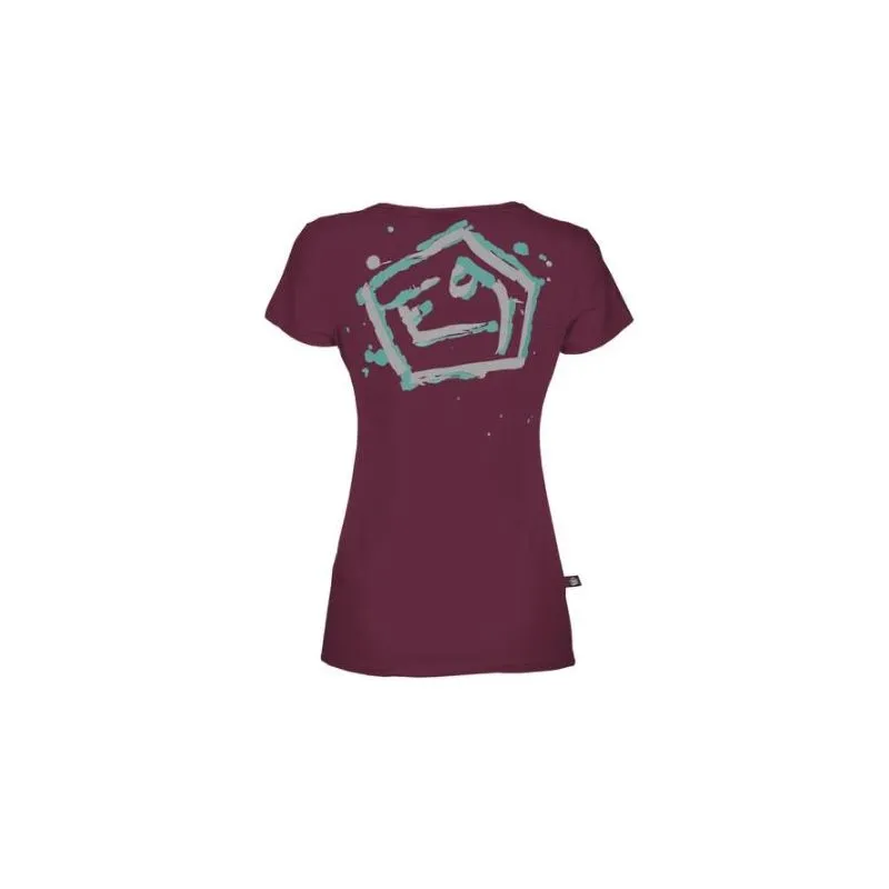 Camiseta de mujer E9 N Drops (magenta)