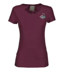 Camiseta de mujer E9 N Drops (magenta)