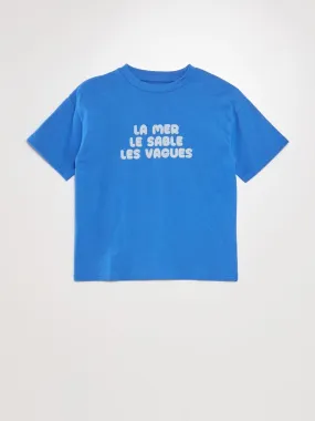 Camiseta estampada - AZUL