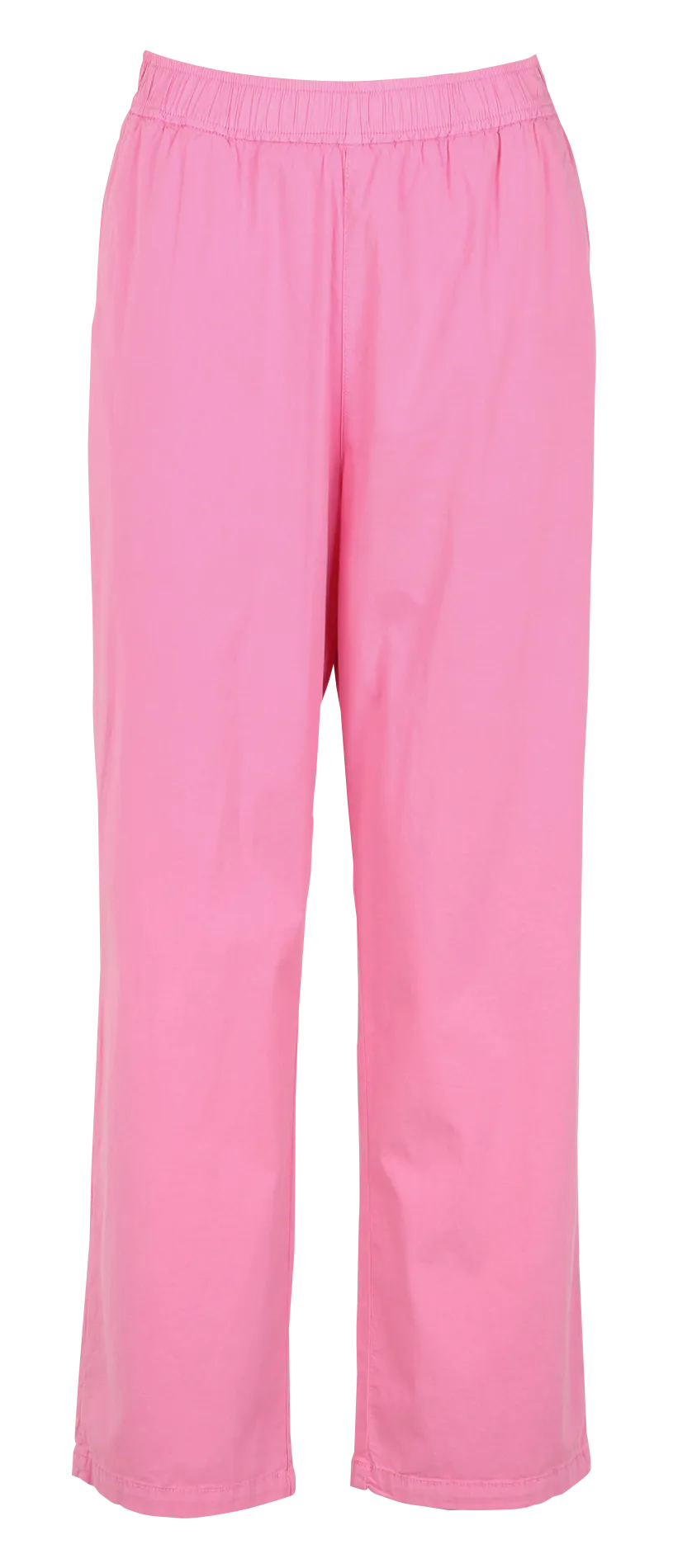 CAPRI - Pantalón paracaídas de mezcla de algodón en rosa