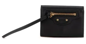 Cartera de cuero negro Balenciaga Neo Classic 