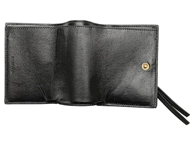 Cartera de cuero negro Balenciaga Neo Classic 