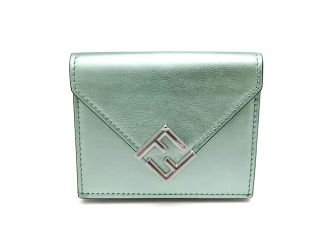 Cartera de cuero para mujer Fendi FF Diamond 8M0480 