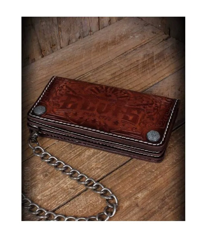 Cartera de cuero "The King" / Leather Wallet (Sunburst Handmade) - Rumble59 RUM280B