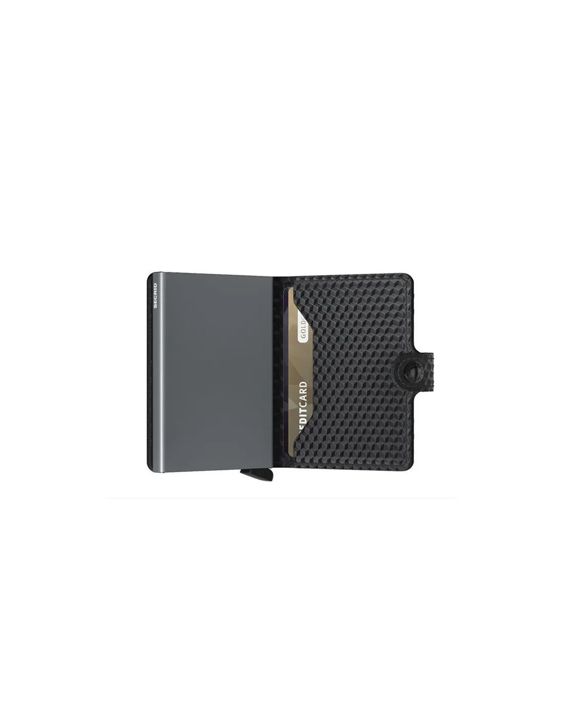 Cartera Secrid Miniwallet Cubic Black-Titanium